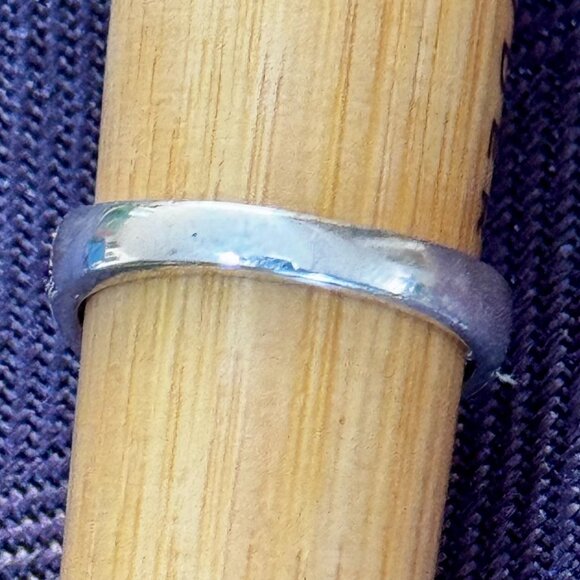 Sterling Silver CNA Signed 925 Smokey Topaz Filigree Art Deco Ring Size 6 - Picture 4 of 8